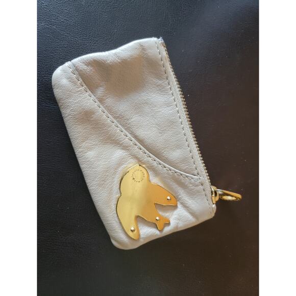 Marc By Marc Jacobs 2 piece Bird Petal To The Metal CrossBody Pouchette Gray - Picture 10 of 11